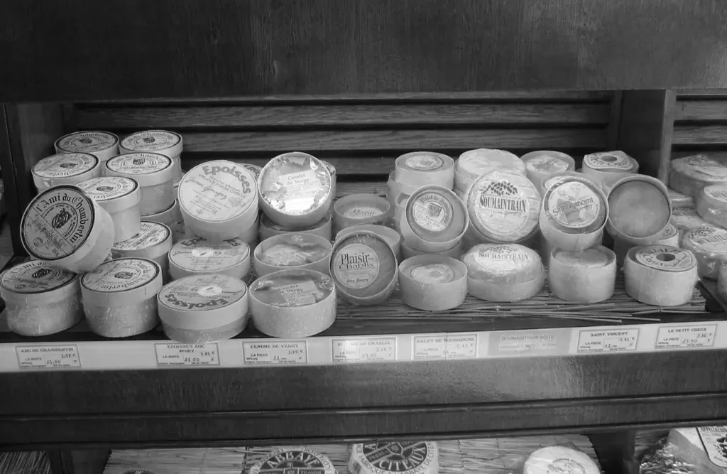 Gamme Laiterie de la Côte noir et blanc